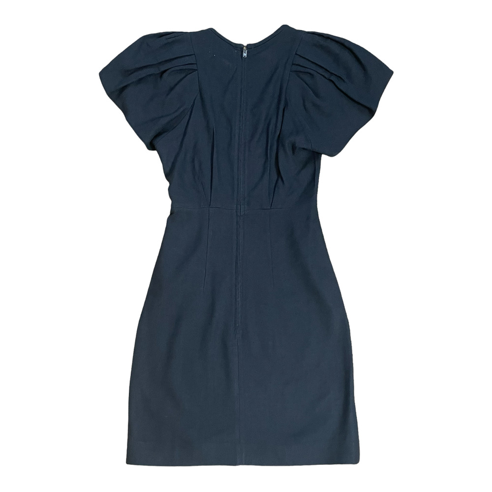 Isabel Marant Etoile Linen Puff Sleeve V-Neck Sheath Dress 34 EU 0 US - Picture 2 of 5